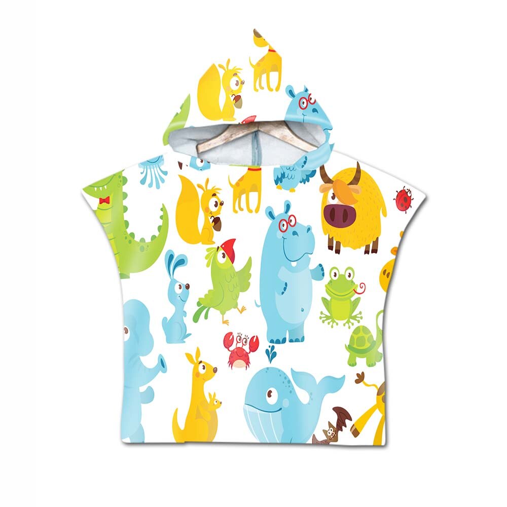 Hooded Beach Towel For Kids